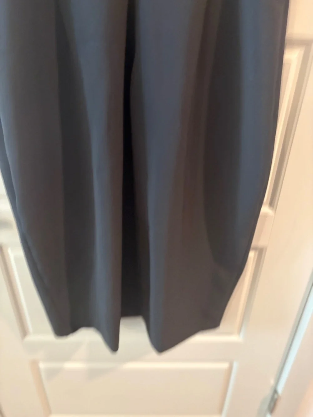 Bold Elements Black Lace-Up Dress Size Large | Sleek Career Chic Bodycon - Picture 12 of 13